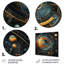 Celestial Astrology Galaxy Collage IV - Astrology, art mural en métal-1103177071