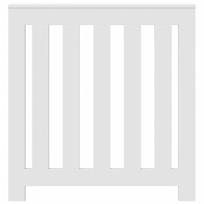 Radiateur décoratif en bois d'ingénierie blanc 30,7 x 7,9 x 32,3 po