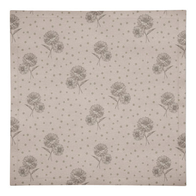 Serviette de table rectangulaire à pois