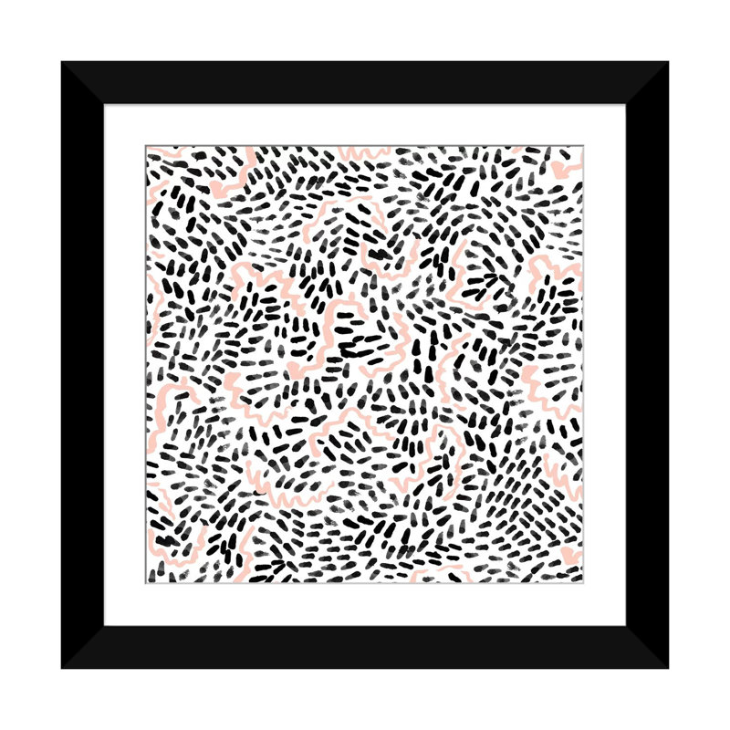 « katli b&w », impression sur toile, Papier d'art encadré noir, H 16 po x l 16 po x P 1 po