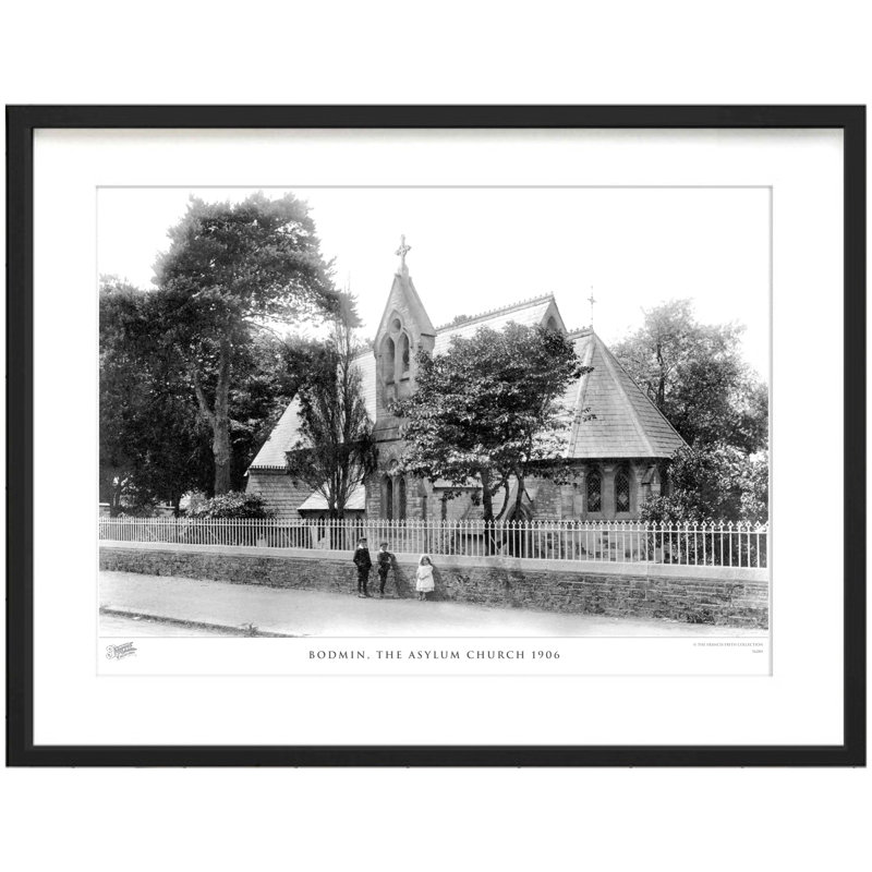 Bodmin, The Asylum Church 1906 - Single Picture Frame Print, 40cm H x 50cm W x 2.3cm D