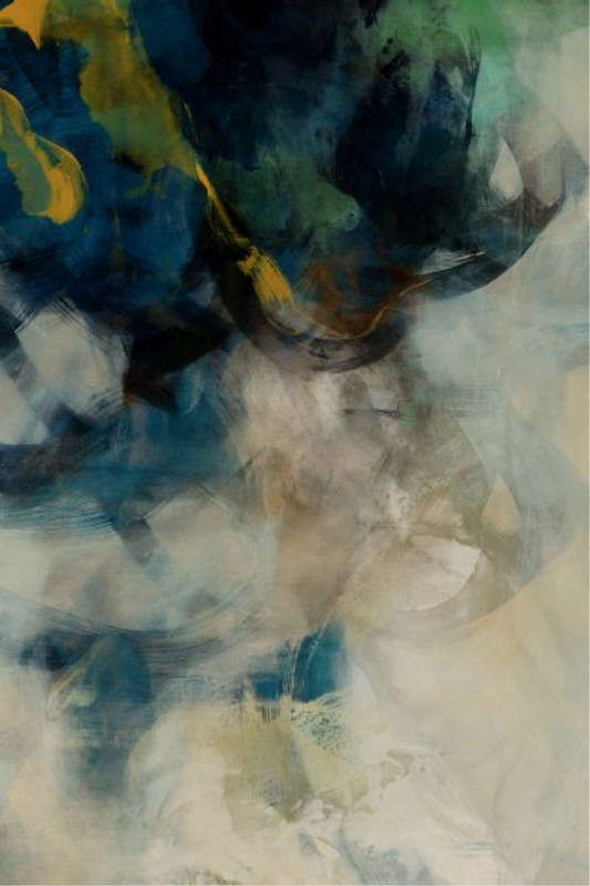 Blue Stream Print by Mari Urasawa, Outdoor, 81" H x 54" W