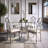 Round Glass Top Metal Base Dining Table