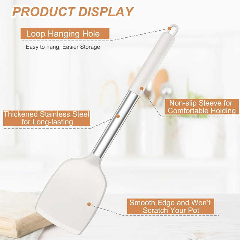 4 PCS Silicone Cooking Utensils