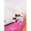 Tapis rose foncé en laine noué à la main de conception unique 2000 pi 5 pi 6 po x 9 pi 9 po Oberg