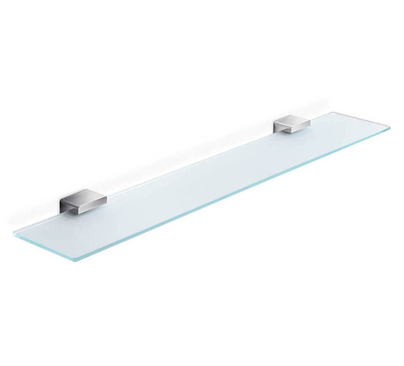 Lea Rectangular Pure Glass Wall-Mounted Accent Shelf