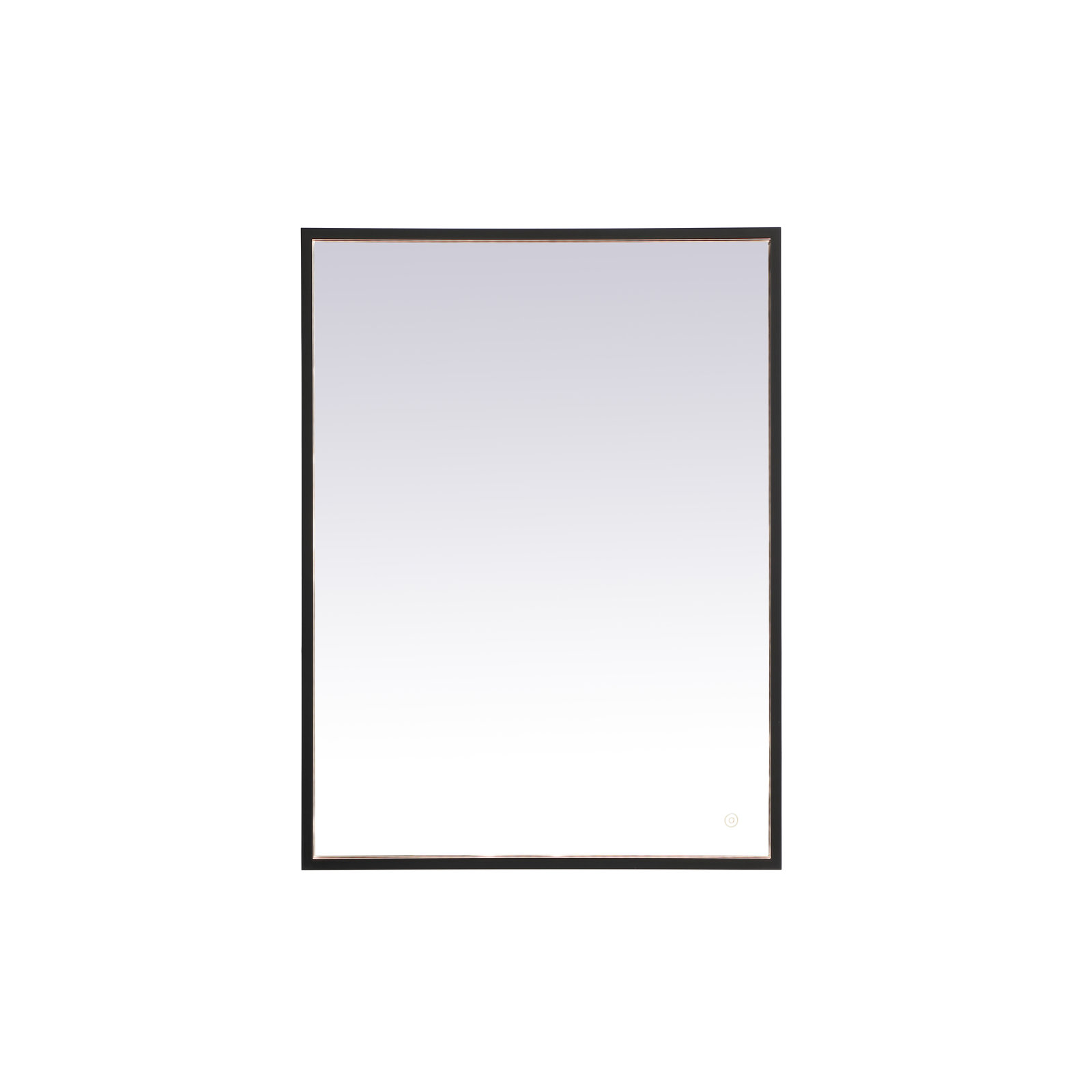 Piche Aluminum Mirror, 27" x 36", Black