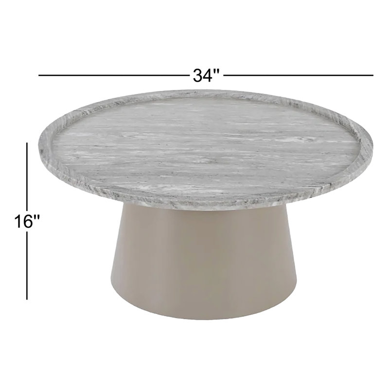Kimberley Coffee Table White Marble