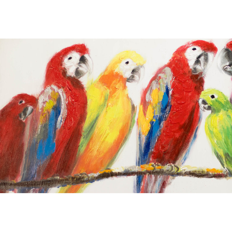 Hand -painted family portrait acrylic painting