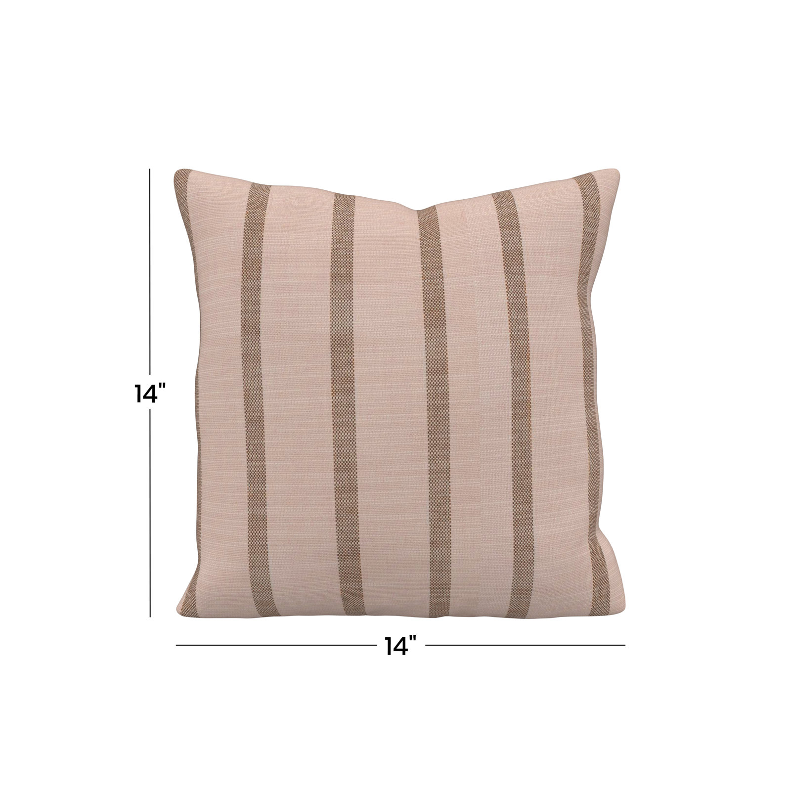 Lani Sunbrella® Throw Pillow, Square 14", Unwind Cameo