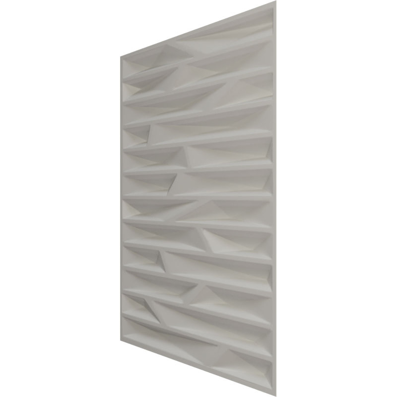 L 19 5/8 po x H 19 5/8 po Panneau mural décoratif 3D EnduraWall entreprise, UltraCover Satin Lagoon (couvre 2,67 pieds carrés)