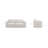 Kano 99" Upholstered Sofa In Mist Grey