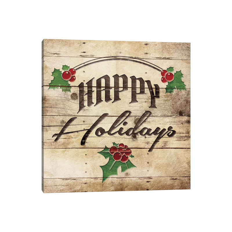 Cabin Holidays by Jace Grey - Wrapped Canvas Print, 93.98 cm H x 93.98 cm W x 3.175 cm D