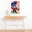 «Dynamic Cycling Watercolor Abstract Contemporary City Architecture», art mural-129476894