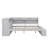 Wood Daybed With Storage Cabinets, Shoe Cabinet And USB Ports-645568679