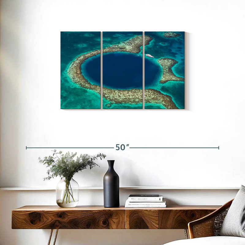 Grand trou bleu des Caraïbes, H 20 po x l 33 po
