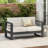 Lobianco 56.8'' Wide Rectangle Loveseat with Cushions-2015430828