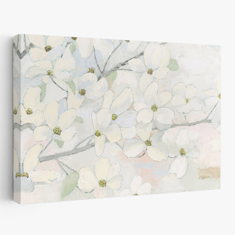 Fleurs et cornouiller bleu, H 16 po x l 24 po