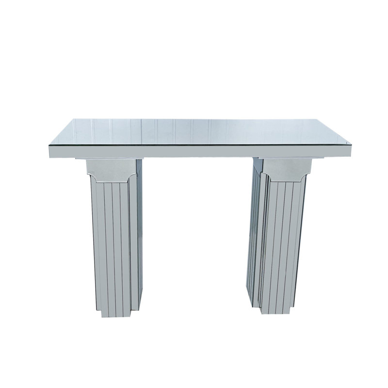 Jasan 43.3'' Modern Mirror Console Table
