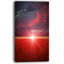 « red pops » à coucher de soleil, reproduction de photo sur toile tendue-18297179-33186817