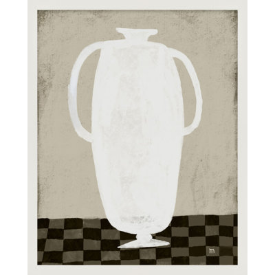 White Vase Painting by StudioM