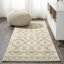 Tapis intérieur / extérieur beige / vert Boho-350050489