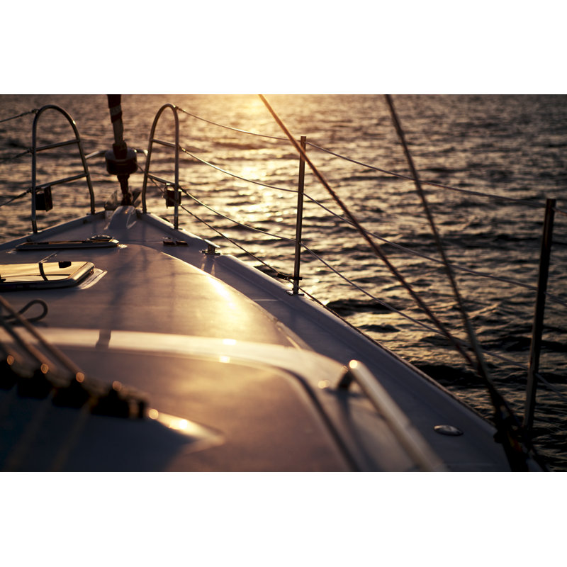 Yacht - Photographie sur toile tendue, H 8 po x l 12 po