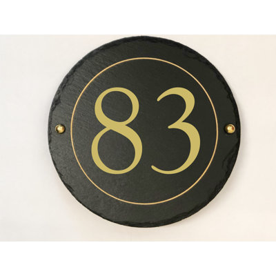 Easingwold 24cm H Stone House Number
