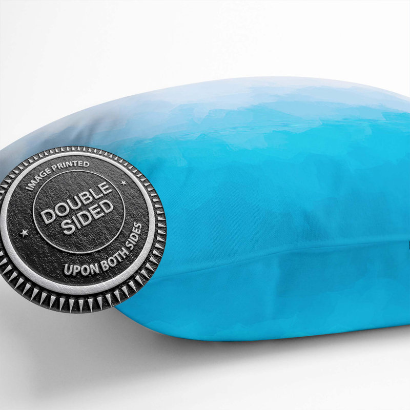 Tranquil Ocean Cushion with Filling, 55cm H x 55cm W x 20cm D