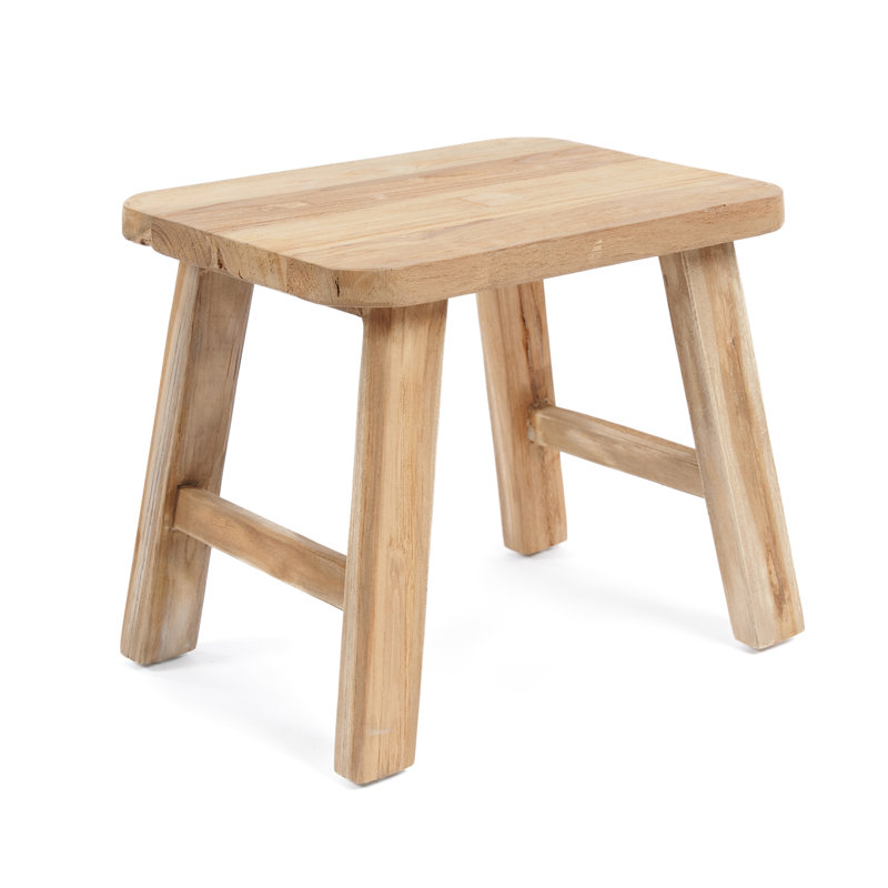 Caldanagh Solid Wood Accent Stool