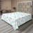 Ambesonne Vintage Top Flat Sheet Colorful Retro Floral Tiles-109138908-109138844