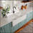 Double Basin Farmhouse Kitchen Sink With Grid And Strainer