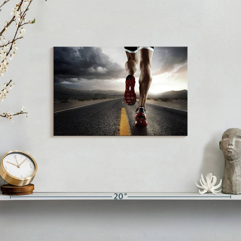Sireci Athlete Running, 8" H x 12" W