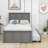 Dragojla Twin Size Wood Platform Bed with Trundle-307355157