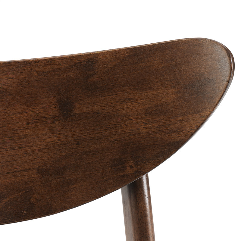 Barlow 18.5'' H Upholstered Side Chair, Mahogany