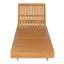 Ensemble de chaises longues en bois d'acacia massif avec dossier réglable et coussin confortable-1697587428-1697587429