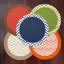 Halo Vinyl Round Placemat-640354541