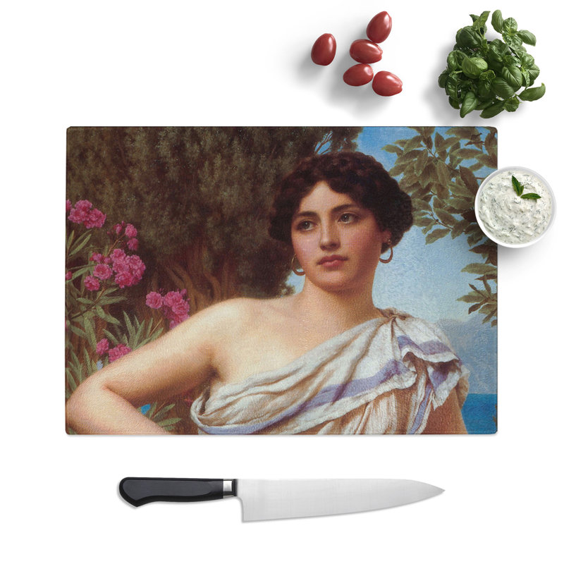 Reverie by John William Godward Chopping Board, 0.4cm H x 28.5cm W x 39cm L