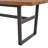 Walden 72" Wide Industrial Rustic Farmhouse Solid Wood Dining Table