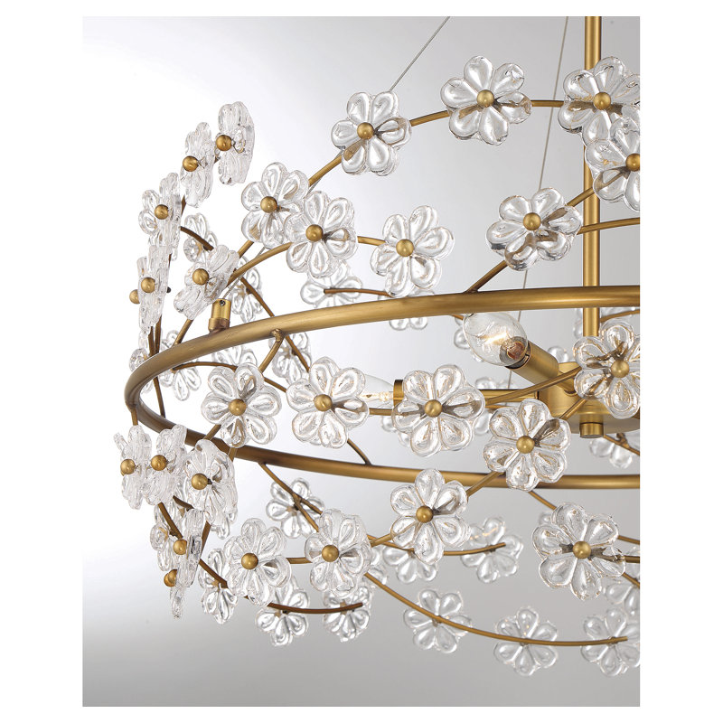 Daylie 5-Light Chandelier In Warm Brass