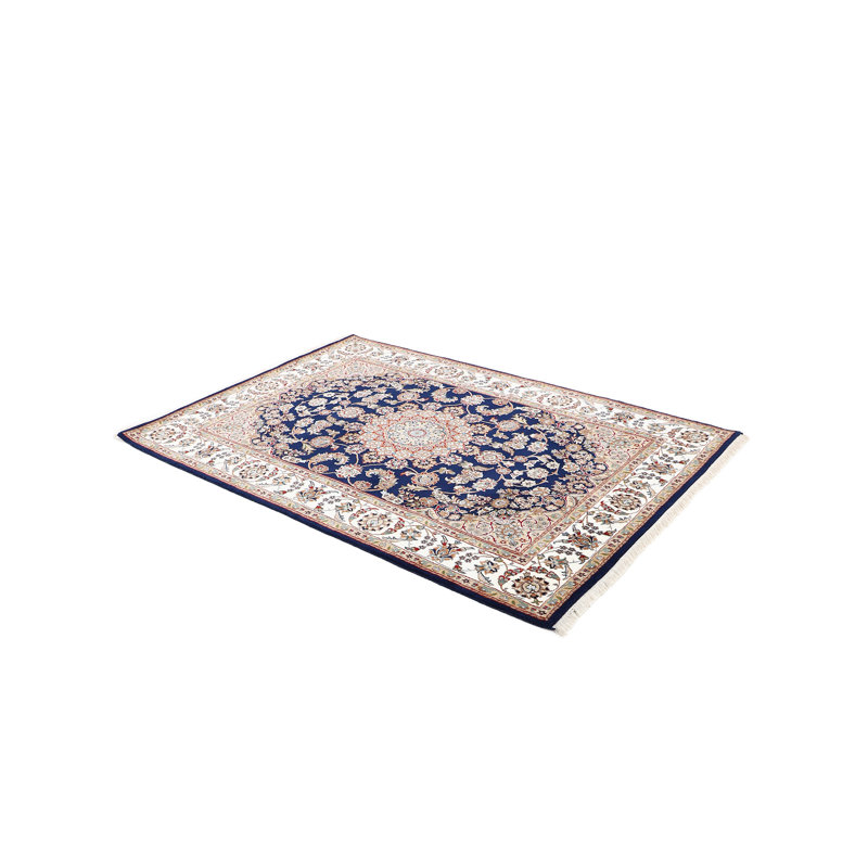 Nain Oriental Wool Hand Woven Area Rug, Rectangle 140 x 200cm