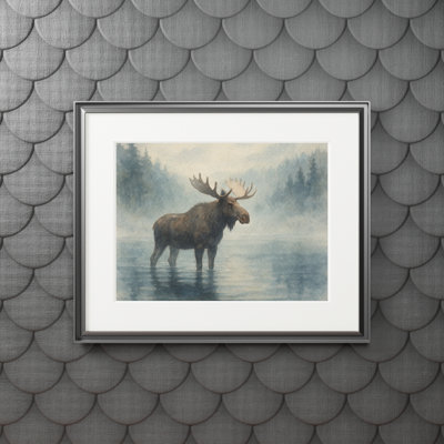 Clinger Single Picture Frame Print