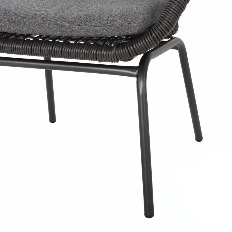 Fauteuil club de patio avec coussin