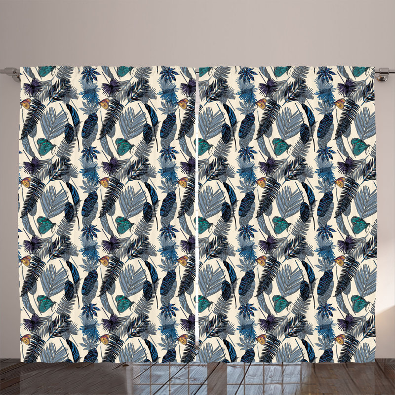 Semi Sheer Curtain Pair