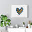 Sunflower Heart - Wrapped Canvas Print-1287034630