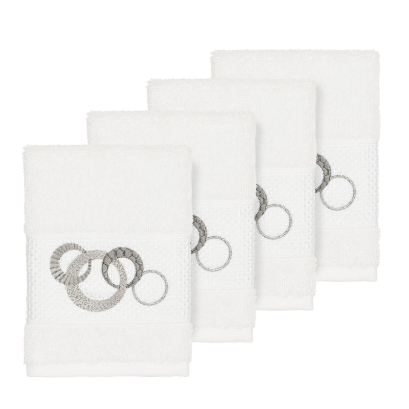 Annabelle Turkish Cotton Washcloth, White