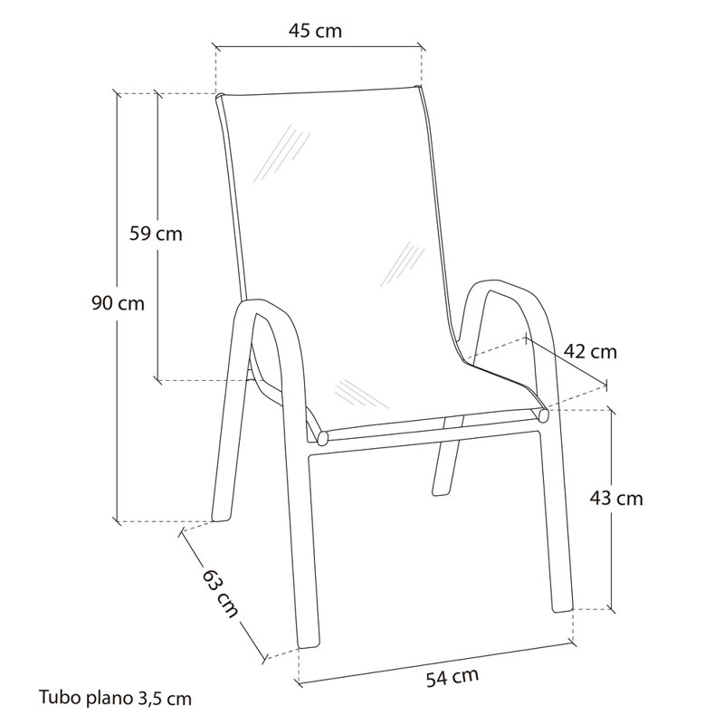 Gemona Patio Dining Armchair with Cushion