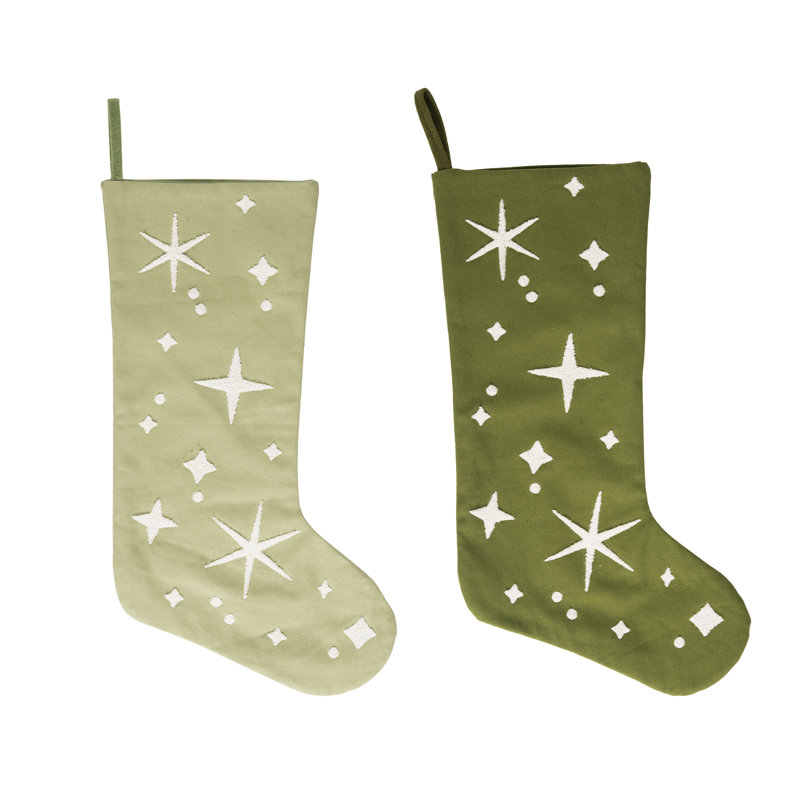 Ensemble de chaussettes de Noël en polyester 21,5 po