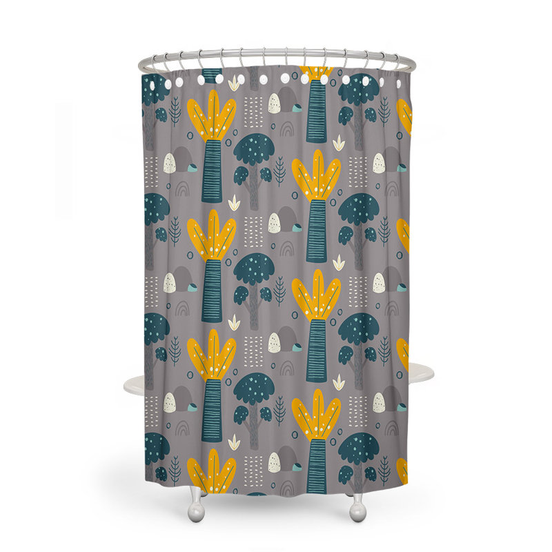 Aqsa Shower Curtain, 83" H x 70" W