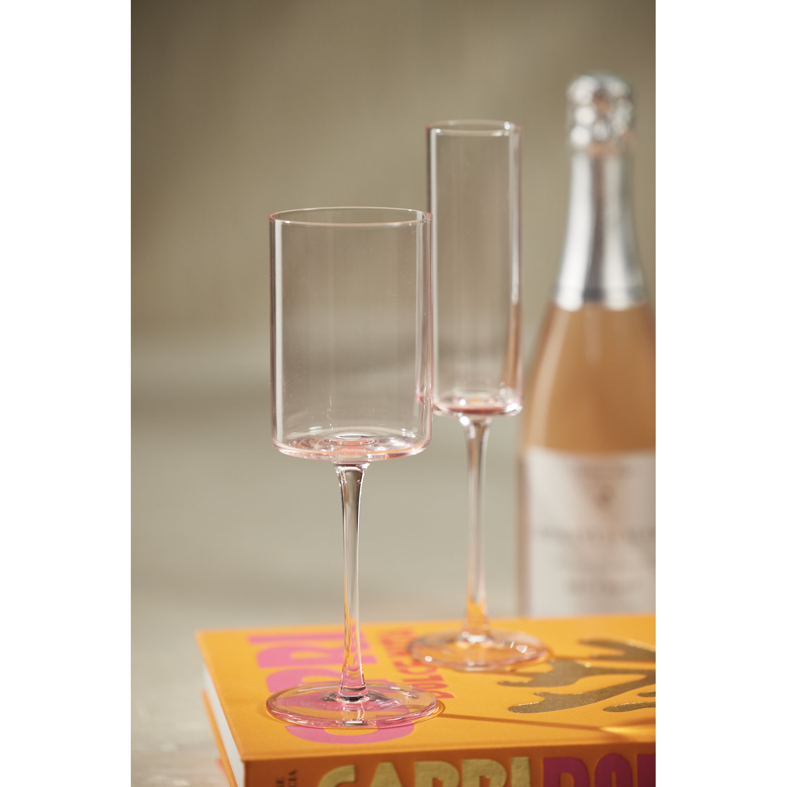 Wine Glass, Light Pink